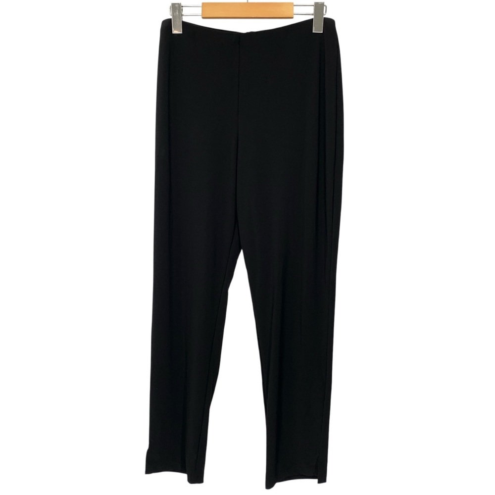 Sympli Pants Womens 10 Black Stretch Classic Stretch Pull On Elastic Waist